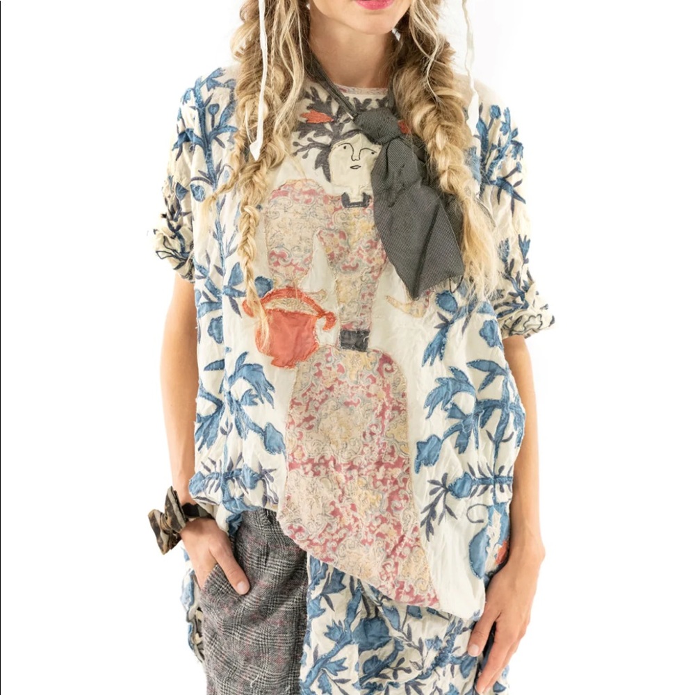 ✈️ Magnolia Pearl Nilys Artist Smock Dress - Picture 3 of 14